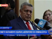 La Libertad: César Acuña promete nuevamente equipar laboratorio de criminalística