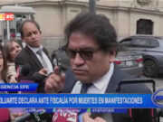 Dina Boluarte declara ante Fiscalía por muertes en manifestaciones