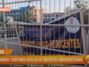 Cajamarca: continúa huelga de docentes universitarios