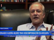 Hernando Guerra muere tras descompensación en Arequipa