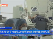 Piura: sólo el 9.1 % tiene las tres dosis contra covid-19