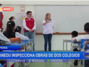 Piura: Minedu inspecciona obras de dos colegios