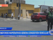 Trujillo: semáforos inoperativos genera congestión vehicular