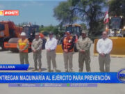 Sullana: entregan maquinaria a Ejército para prevención