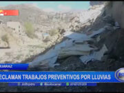 Huaraz: reclaman trabajos preventivos por lluvias