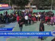 Trujillo: más de 4 mil viviendas afectadas en simulación Fenómeno El Niño