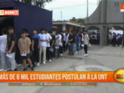 Más de 6 Mil Aspirantes Buscan Ingreso a la UNT en Trujillo