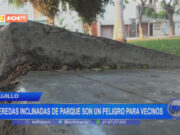 Trujillo: veredas inclinadas de parque son un peligro para vecinos