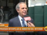 Aprueban interpelar al ministro de Interior