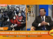 Perú: restringieron ingreso de periodistas a eventos de CONASEC