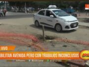Trujillo: habilitan avenida pero con trabajos inconclusos