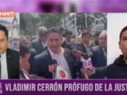 Nacional: Vladimir Cerrón prófugo de la justicia