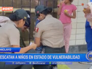 Chiclayo: policía rescata a niños en mendicidad y estado de vulnerabilidad