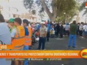 Protestas en Trujillo: Mineros y Transportistas contra Ordenanza