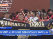 Trujillo: piden tres aulas para I.E. Everardo Zapata Santillana