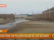 Trujillo: aniego pone en peligro salud de los vecinos de La Esperanza