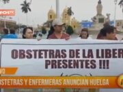 Trujillo: obstetras y enfermeras anuncian huelga