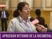 Aprueban retorno de la bicameralidad