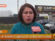 Trujillo: canal de regadío es amenaza de vecinos ante lluvias