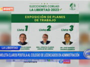 La Libertad: este domingo son las elecciones del Colegio de Administración