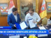 Piura: firma de convenio beneficiará artistas locales