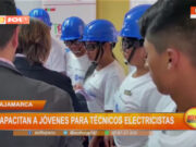 Cajamarca: capacitan a jóvenes para técnicos electricistas