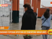 Trujillanos esperan ansiosos apertura del cementerio Miraflores para honrar a sus difuntos