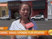 Coronel Vargas Reportará Avances de Seguridad en La Libertad