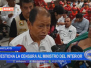 Chiclayo: cuestiona la censura al ministro del Interior