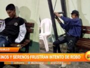 Trujillo: vecinos y serenos frustran intento de robo