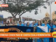 Enfermeras en Trujillo demandan cumplimiento de cuarta escala remunerativa