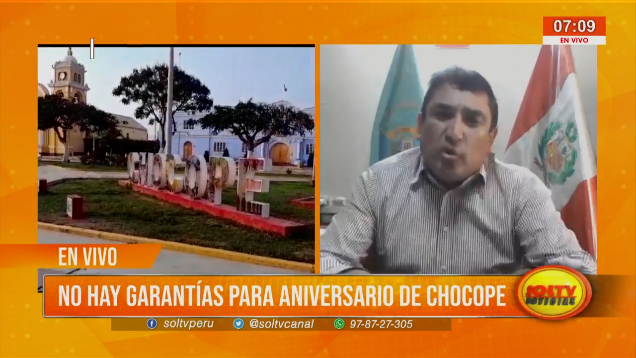 Chocope celebra 79 años entre inseguridad y restricciones