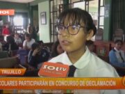 Trujillo: 40 escolares participarán en concurso de declamación