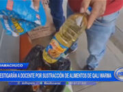 Huamachuco: investigarán a docente por sustracción de alimentos de Qali Warma