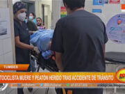 Motociclista fallece en Tumbes tras accidente; falta de iluminación cuestionada