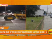 Trujillo: retiran completamente rejas de histórica muralla