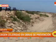 Chiclayo: exigen celeridad en obras de prevención