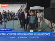 Boric firma acuerdo de no discriminación en Parapanamericanos