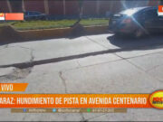 Avenida Centenario en Huaraz: ¡Pista se hunde tras obras!