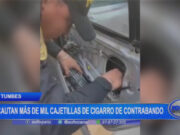 Tumbes: incautan más de mil cajetillas de cigarro de contrabando