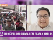 Regidor Jorge Vásquez critica cierre de centros comerciales en Trujillo