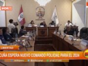 La Libertad: Acuña espera comando policial para el 2024