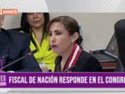 Fiscal de la Nación responde en el Congreso