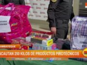 Lambayeque: incautan 250 kilos de productos pirotécnicos