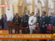 Trujillo: misa por los 35 años de La Policía Nacional del Perú