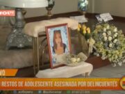 Trujillo: velan restos de adolescente asesinada por delincuentes