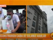 Trujillo: reconstruirán caída de Solange Aguilar