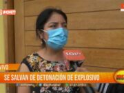Trujillo: se salvan de detonación de explosivo