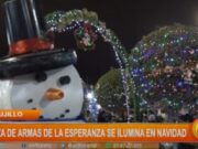 Trujillo: Plaza de Armas de La Esperanza se ilumina en Navidad