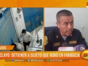 Chiclayo: detienen a sujeto que robó en farmacia
